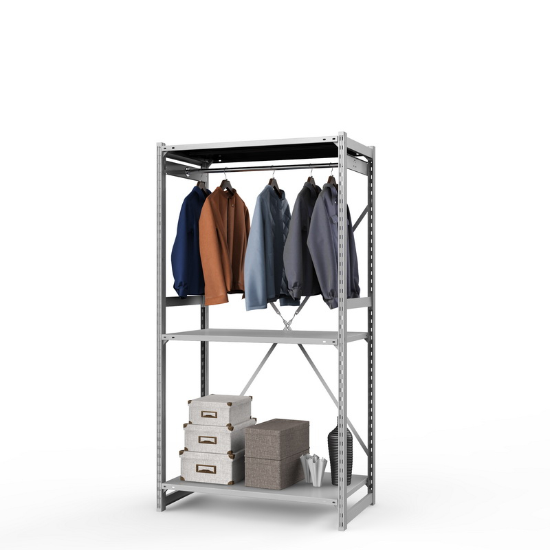 Стеллаж металлический для одежды ТСУ Универсал, 2000х1000х600 мм. полки: метал. 3 шт.