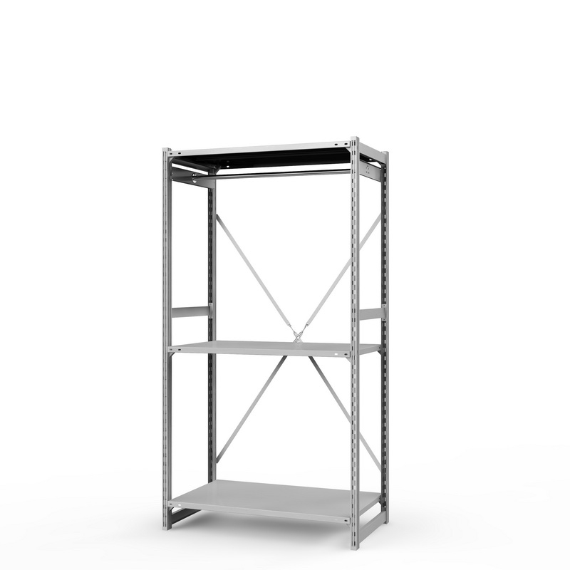 Стеллаж металлический для одежды ТСУ Универсал, 2000х1000х600 мм. полки: метал. 3 шт.