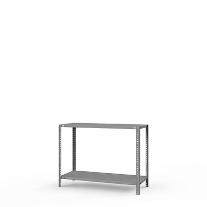 Стеллаж ТС Лайт 1000х1000х400, 2 полки перф.