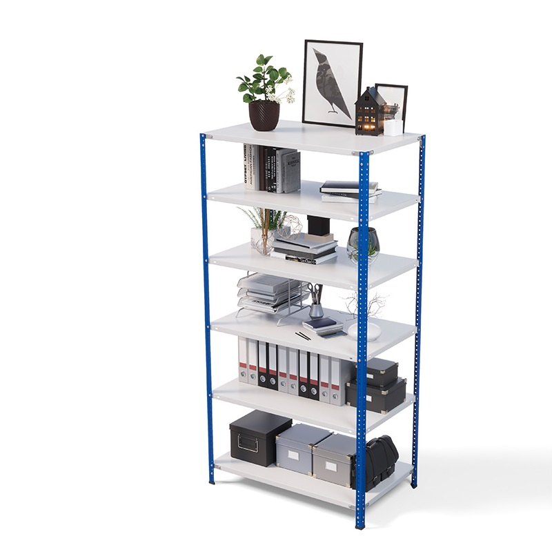 Стеллаж ТС Лайт 2200х1000х600, 6 полок, синие стойки