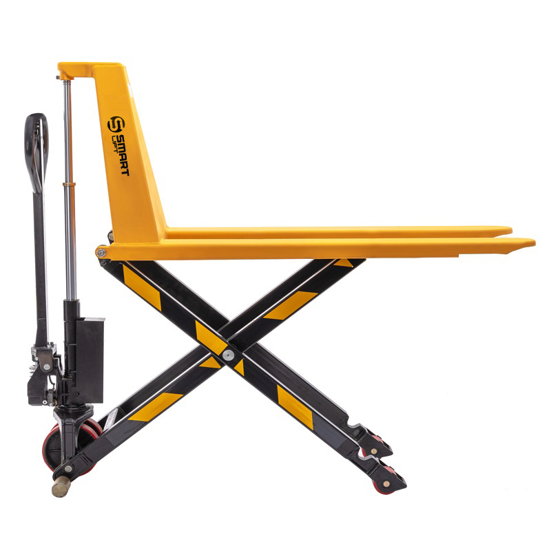 Гидравлическая тележка (рохля) SD-HL (HLT15, г/п 1500 кг, 1150x550 мм, высокоподъемная 800 мм) SMARTLIFT (SMART)