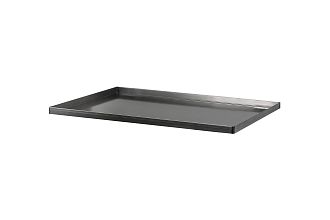 Противень для выпекания ПДВ - 530x325x20, черная сталь, сплошной, 4 борта