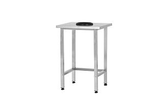 Стол производственный СПРп - 600x600x860 Profi Inox, сбор отходов (полка-обвязка)
