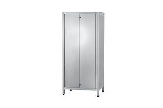 Шкаф кухонный ШЗКп - 1200x500x1800 Profi Ral, двери-купе, полки сплошн. 3 шт., цинк, без к-та замков