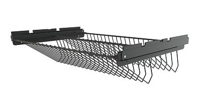 Обувница выдвижная двухъярусная 463 (Черный)