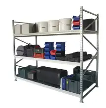 Стеллаж Longspan 3 2500х900х400, 4 яруса, оц.