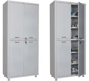 Медицинские двустворчатые шкафы