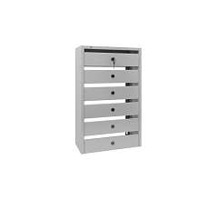 6-х секционный почтовый ящик «Оптима Компакт» минимальный заказ 5 шт.