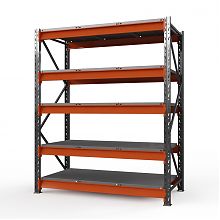 Стеллаж металлический Оптима, 3000x1530x785 мм. Ярусы: 5 шт. метал