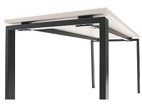 Стол NT 160X70 белое дерево/антрацит