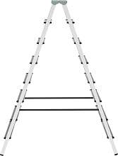 Стремянка алюминиевая двухсторонняя NV1120.8