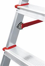 Профессиональная алюминиевая стремянка с органайзером NV3115.3