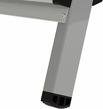 Стремянка стальная с алюминиевыми ступенями и органайзером NV1135.6