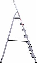 Стремянка алюминиевая со ступенями 130 мм NV2117.8