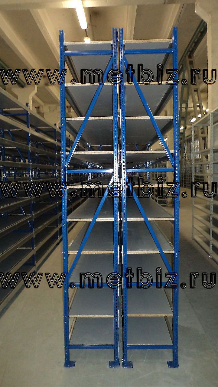 Среднегрузовые стеллажи 1000 ярусов