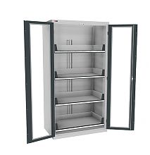 Шкаф инструментальный ВС-055-03 с дверьми окнами