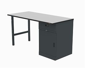 Стол рабочий 1500х700 мм 41.Т.С1 (RAL7035)