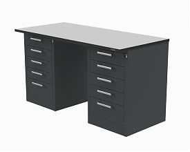 Стол рабочий 1800х700 мм 41.Т.С5.С5 (RAL7035)