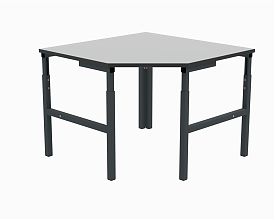 Угловой соединительный стол 900х1250х1250х900х500 мм (RAL7035)