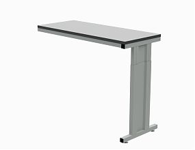 Стол угловой 600х500 мм 41.Уу (RAL7012)