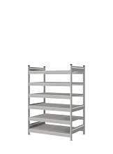 Стеллаж СТ-023 полочный 1800x1200x800 6 яруса окрашен