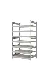 Стеллаж СТ-023 полочный 2200x1200x800 7 яруса цинк