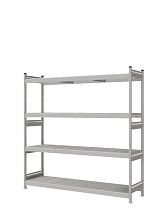 Стеллаж СТ-023 полочный 2200x2100x600 4 яруса цинк