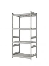 Стеллаж СТ-023 полочный 2700x1200x800 4 яруса окрашен