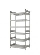 Стеллаж СТ-023 полочный 3000x1200x800 6 яруса цинк