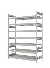 Стеллаж СТ-023 полочный 3000x1800x800 7 яруса окрашен