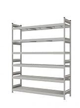 Стеллаж СТ-023 полочный 2700x2100x600 6 яруса цинк