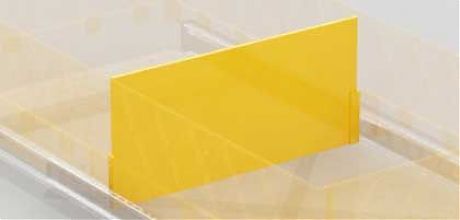 Разделитель высокий поперечный (с установочными планками)