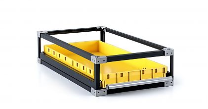 Каркасный модуль усиленный, фронтальный, низкий борт (КМФУ-НБ)