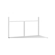 Средняя стойка для крепления 1/2 опций к столам 1500мм светло-серый