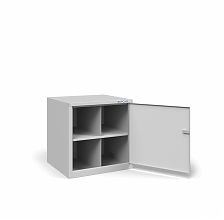 Металлический шкаф - ящик на 4 противогаза ХПГ-4В, общая дверца